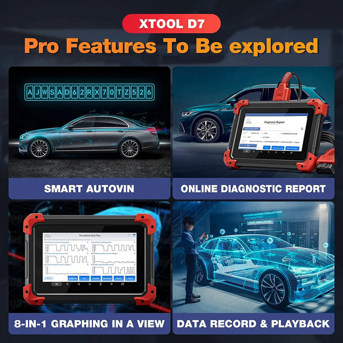 XTOOL D7 All Systems All Makes Diagnostic Tool