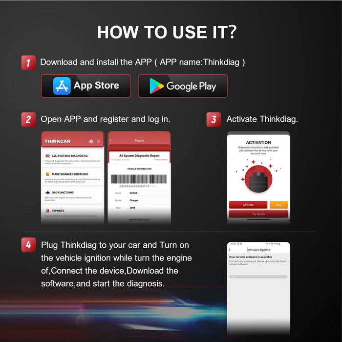 ThinkDiag 2 All Systems Pro Tool for Android/iOS