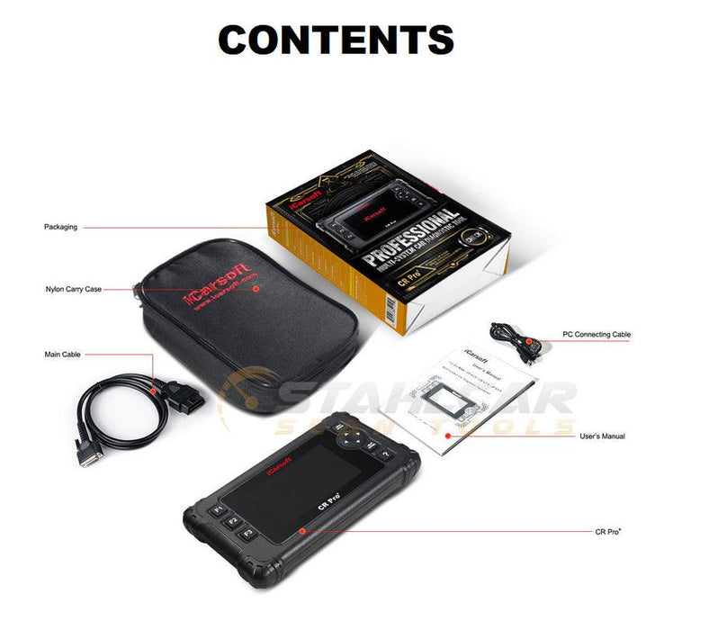 iCarsoft CR MAX BT - 2024 FULL System ALL Makes Diagnostic Tool
